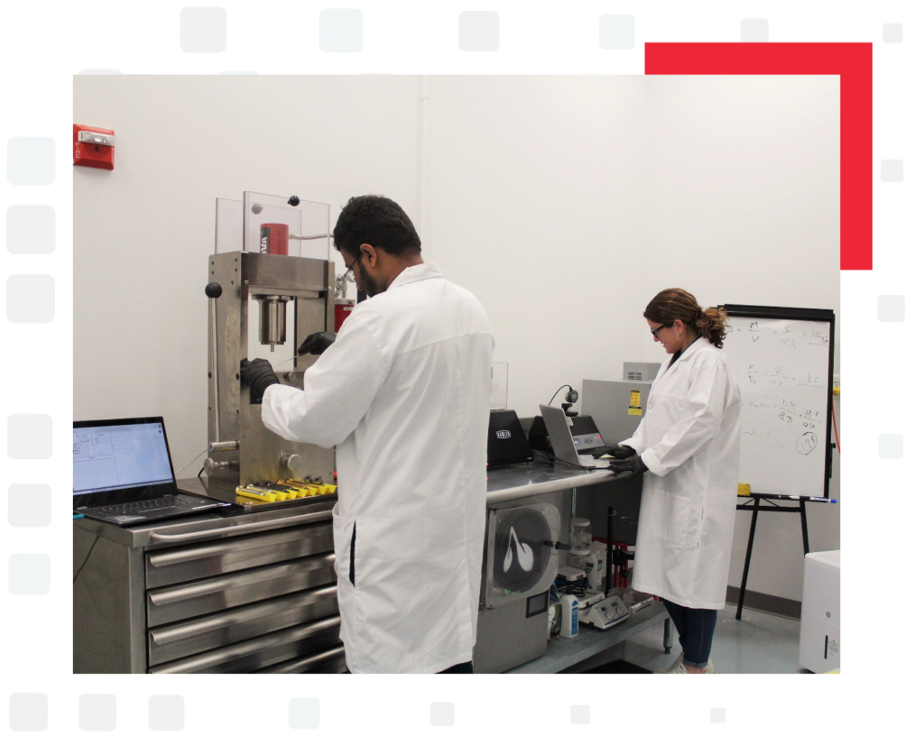 Scientists in a Tablet Lab