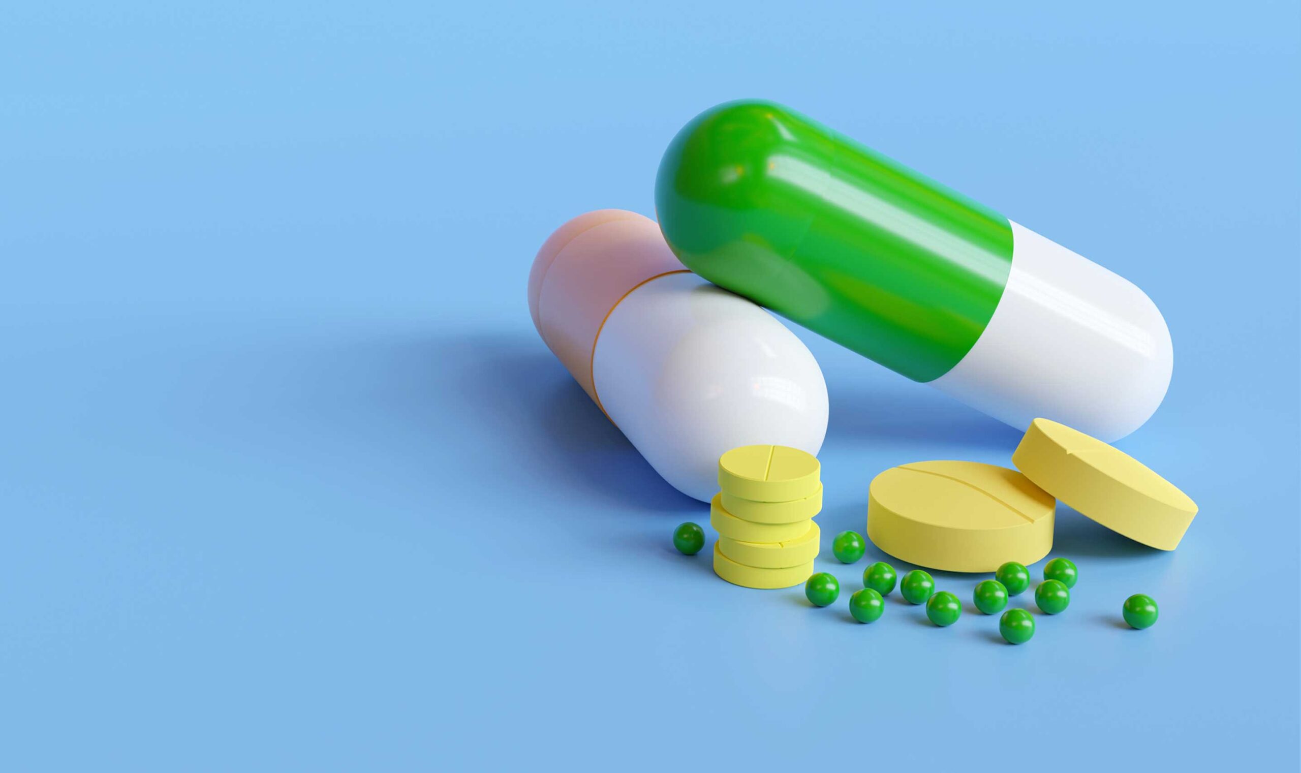 Green and Pink Tablets